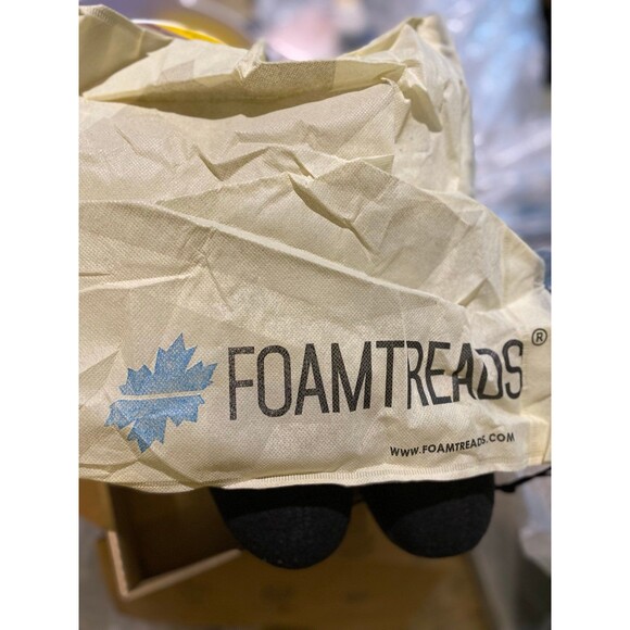 FOAMTREADS PHYSICIAN EXTRA WIDE ORTHOPEDIC ADJUSTABLE SLIPPER BLACK MEN'S NWT 8M - Picture 5 of 12